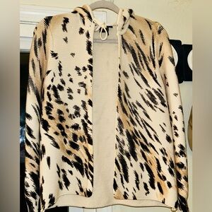 Leopard Print Women's Cardigan